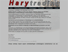 Tablet Screenshot of harytrading.com